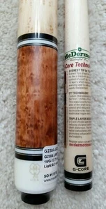IN STOCK, McDermott G230 Pool Cue w/G-Core Wrapless, FREE HARD CASE (light ac) - Picture 1 of 12