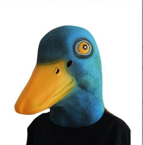 Maske Latex Tier Kostüm Maske Neuheit Entenkopf - Bild 1 von 6