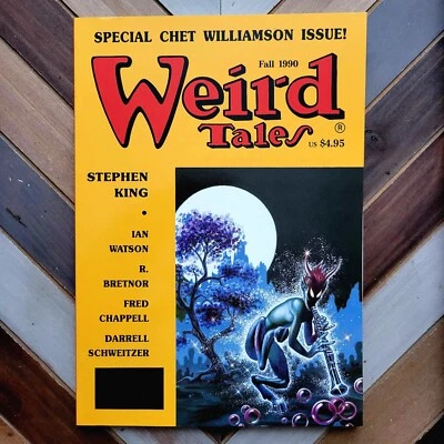 Weird Tales #298 (1990 Vol.52 #1) WILLIAMSON Issue NM/HIGH GRADE + Stephen King! Foto 1 de 4