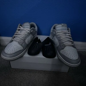 Size 9 - Nike Dunk Low Pure Platinum Wolf Grey - Picture 1 of 8