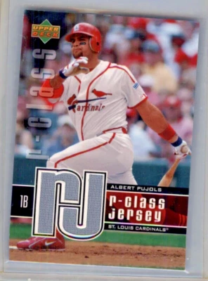 2004 Upper Deck R-Class Jerseys Albert Pujols #AP ST. LOUIS CARDINALS - Image 1 of 2