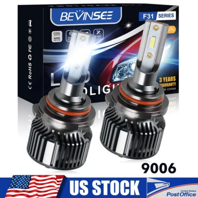 2x 9006 LED Fog Light Bulbs Conversion 6000K for Ford EcoSport 2004-2012 White - Image 1 of 4