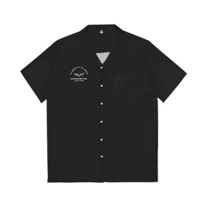 Camisa para hombre C6 Chevy Corvette hawaiana manga corta abotonada con bolsillo en el pecho Foto 1 de 4
