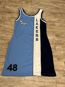 Los Angeles Lakers Hardwood Classics Damen Small Retro Blau Jerseykleid Neu - Bild 1 von 10