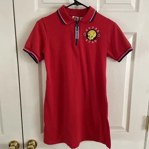 Tweety Bird Polo Shirt Looney Toons 1999 Size 14/16 Excellent Condition - Picture 1 of 6
