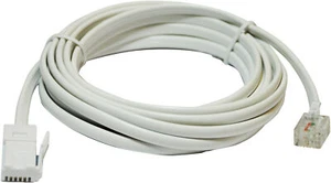 Cable de línea de repuesto telefónico blanco de 6 m - Imagen 1 de 1