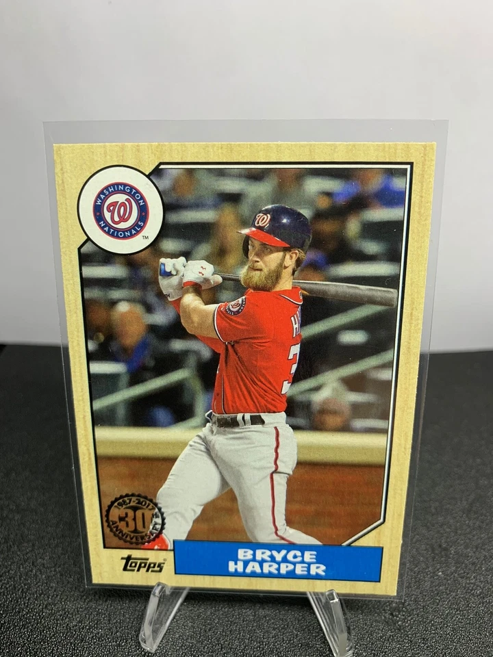 2017 Topps Update #US87-1 Bryce Harper Washington Nationals - Image 1 of 2
