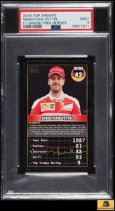 2016 Top Trumps Formel 1 Grand Prix Heroes Sebastian Vettel ROOKIE PSA 9 MINT - Bild 1 von 3