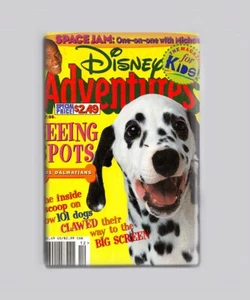 101 DALMATIONS / DISNEY ADVENTURES - IMÁN NEVERA 2"x3" (revista retro - Imagen 1 de 3