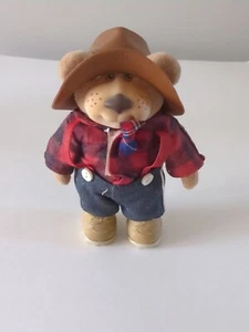 Vintage 1986 Panosh Place Furskins Farrell Puppe bewegliches Spielzeug 6 Zoll groß  - Bild 1 von 8