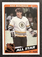 1984-85 Topps Hockey Ray Bourque #157 NM+