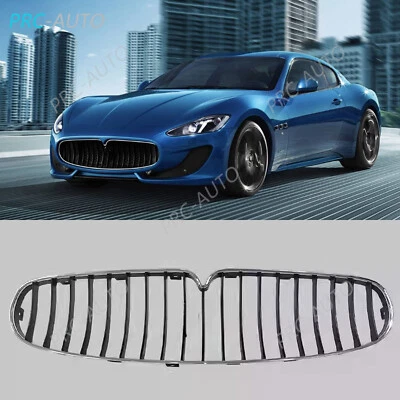 Parachoques delantero enchapado ABS para Maserati GranTurismo 2008-2017 rejilla capó central Foto 1 de 4