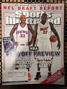 Sports Illustrated 25 de abril de 2005 Shaquille O'Neal Stoudemire scr - Imagen 1 de 2