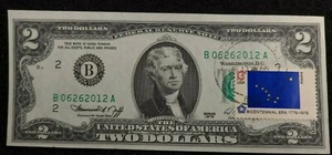 1976 $2 FRN Bicentennial 1st first day of issue ALASKA stamp Uncirculated 2012 - Picture 1 of 9