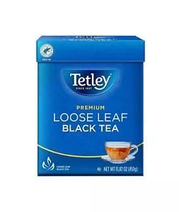 Tetley Black Loose Leaf Tea Indian Pakistani Chai Patti 15.87 oz Rich Aromatic - Picture 1 of 2