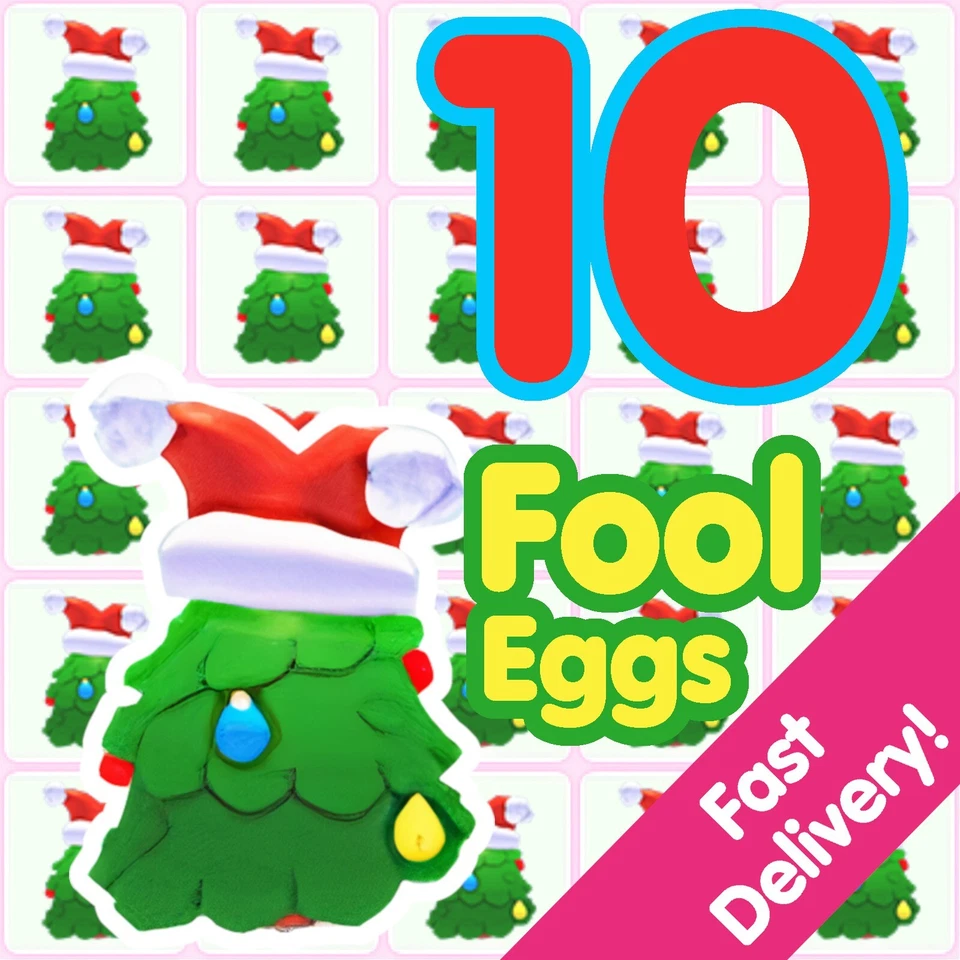 10 Fool Eggs ✨ US Seller ✨ Adopt From Me Today!