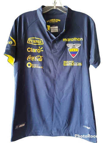 Ecuador Soccer Polo Shirt Limited Edition Marathon Coca-Cola Pilsener New Tag Sm Cover