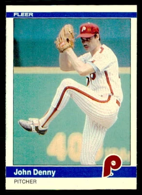 1984 Fleer - John Denny #27 - Image 1 of 2