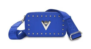 Valentino Orlandi Crossbody Bag Navy Blue Detachable Strap Vegan NWT (MSRP $159) - Picture 1 of 6