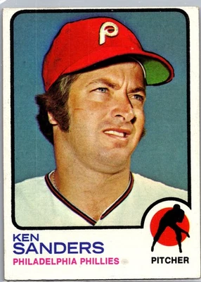 1973 Topps Ken Sanders #246 Philadelphia Phillies - Image 1 of 2