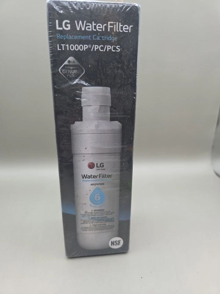 Cartucho de repuesto de filtro de agua genuino LG LT1000P/PC/PCS nuevo sellado Foto 1 de 1