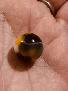 Vitro Black Orange White Black Line Marble - Picture 1 of 4
