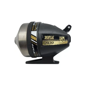 Vintage 1989 Zebco Prostaff 2030 Spincast Fishing reel Brunswick USA Works - Picture 1 of 9