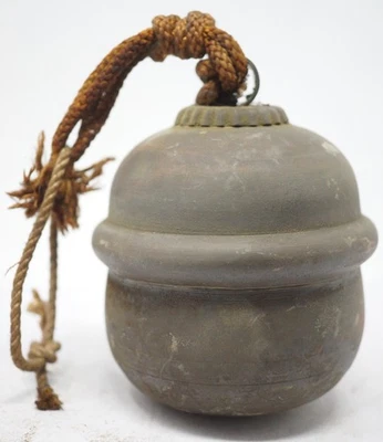 Японский синтоистский колокол религиозный храмовый колокол оригинальный Suzu из Японии 1006D28 - Изображение 1 из 4