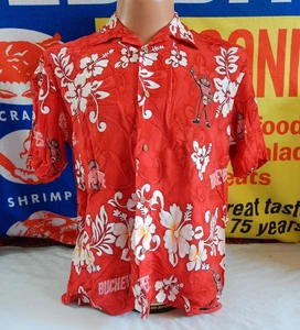 OHIO STATE University Buckeyes Hawaiihemd Herren XL Slim Go Bucks ALOHA OSU - Bild 1 von 6