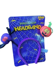 Nuovo Dan Dee Halloween Peluche Zucca Ragno Orecchie Cerchietto/Fascia Capelli Cosplay - Foto 1 di 1