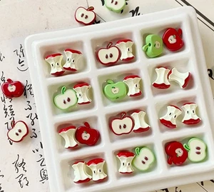 Cartoon Apple Alloy DIY Nut Necklace Phone Chain Pendant Material Accessories - Picture 1 of 12