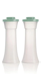 Tupperware großes Sanduhr Salz & Pfefferstreuer Set Neu FARBE WÄHLBAR - Bild 1 von 12