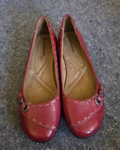 Naturalizer ~ NEMAN ROTE DAMEN-SLIPPER AUS LEDER HALBSCHUH ~ 8,5 - Bild 1 von 7