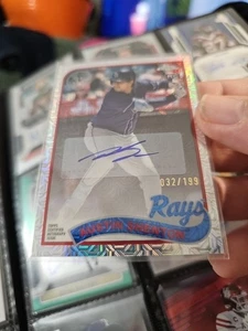 2024 Topps Update Austin Shenton /199 1989 Chrome Mojo Mariners RC Auto T135 - Picture 1 of 2