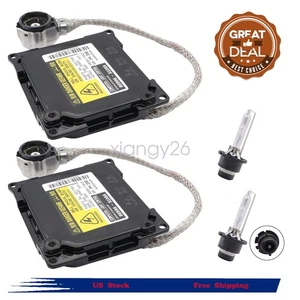 2X For 2006-2013 Lexus IS 250 350 Xenon Ballast Igniter & HID D4S Bulb Computer - Picture 1 of 13