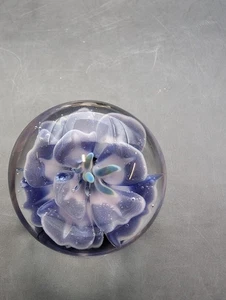 Marmor lila Blume schwarzer Hintergrund #124 - Bild 1 von 7