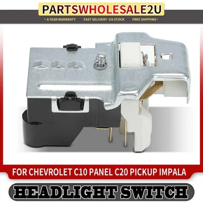 Interruptor de farol para Chevrolet C10 Panel C20 Pickup Impala P10/ P20/ P30 Series - Imagem 1 de 4