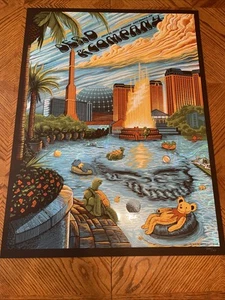 Dead & Company 7/13/2024 Las Vegas Sphere SWIRL FOIL Paul Kreizenbeck Poster - Picture 1 of 9