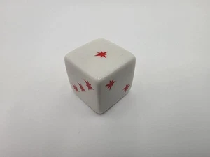 Risk 40th Anniversary Collector's Edition Pieces. White Die. - Picture 1 of 4