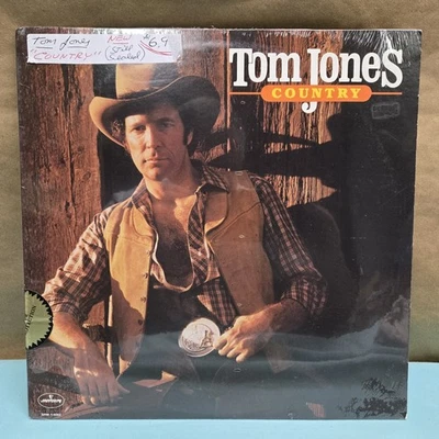 SEALED! Original 1982 Tom Jones "Country" LP -Mercury Records (SRM 1-4062) MINT  - Image 1 of 4