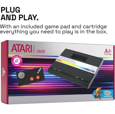 Consola Oficial Atari 7800+ y Controlador Inalámbrico - Salida HDMI Foto 1 de 4