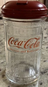 COKE Coca-Cola Vintage Restaurant Sugar Dispenser Red Lid & Logo 1992 - Picture 1 of 3