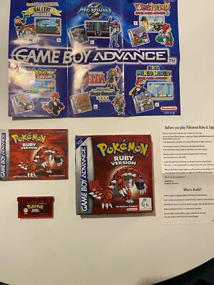 Pokemon Ruby Version (Game Boy Advance, 2003) Complete In Box CIB AUS PAL - Image 1 of 4