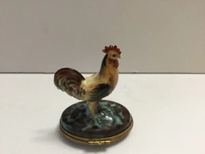 Limoge Rochard Rooster Trinket Box - Picture 1 of 5