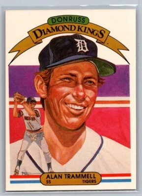 Donruss Diamond Kings 1982 Alan Trammell #5 Foto 1 de 2