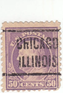 Scott# 517 - 50c Red Violet - Franklin - Used - Bild 1 von 2