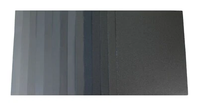 Silicon Carbide Sandpaper, Wet/Dry Electrocoated - 9" x 11" SELECT GRIT AND QTTY - Image 1 of 3