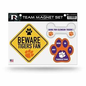 JUEGO DE SÁBANAS MAGNÉTICAS PARA PERROS MASCOTAS TIGRES CLÉMSON CUIDADO ABANICO - Imagen 1 de 1