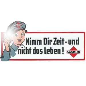 Nimm Dir Zeit und nicht das Leben 20cm Aufkleber Sticker Retro Auto Motorrad OEM - Bild 1 von 1