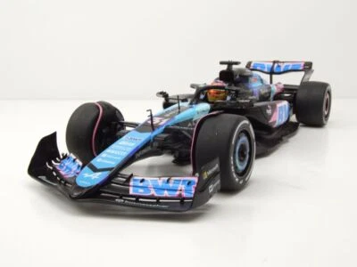 Alpine F1 Team A524 #31 Miami GP 2024 Nero Blu Ocon Modellino 1:18 Solido - Immagine 1 di 4